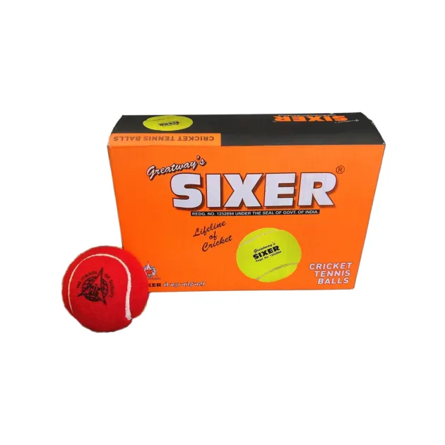 Sixer Heavy Cricket Tennis Ball